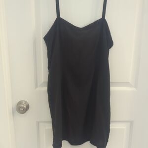 Eileen Fisher Classic Black Silk Slip / Slip Dress